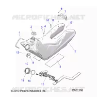 KRAFTSTOFFSYSTEM, FUEL TANK ASM.