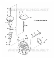 MOTOR, VERGASER, UPPER