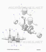 ENGINE, PISTON AND KURBELWELLE