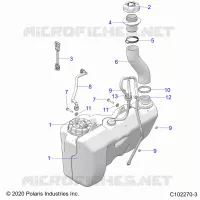 KRAFTSTOFFSYSTEM, FUEL TANK