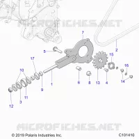 DRIVE TRAIN, KETTENSPANNER AND SPROCKET