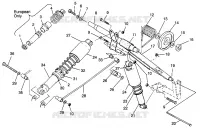 HINTER Drehmomentarm ULTRA TOURING 0975378 and EUROPEAN ULTRA TOURING E975378 (4938133813C004)
