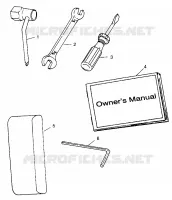TOOL KIT SL 700 B974071, INTL. SL 700 I974071, SL 700 DELUXE B974072 AND IN (4940874087C002)