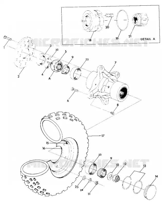 VORDERRAD ASSEMBLY 4X4-UPDATED 4/89 (49173717370021)