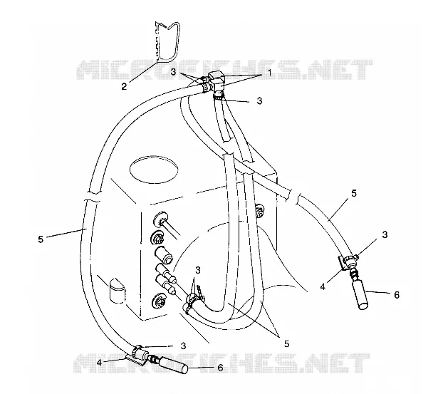 WASSER SIPHON SL 750 B944070 (4927012701019A)