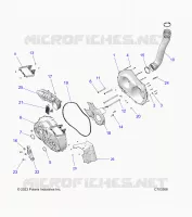 ANTRIEB, CLUTCH COVER AND DUCTING