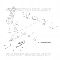 SUSPENSION, A-ARM and STREBE MOUNTING