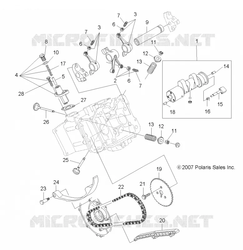 VALVES AND CAMSHAFT