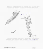 SUSPENSION, SHOCK MOUNTING (IFS)