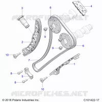 CAM CHAIN AND SPROCKET