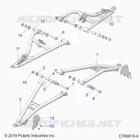 FRONT SUSPENSION CONTROL ARMS