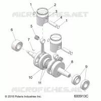 ENGINE, PISTON AND KURBELWELLE