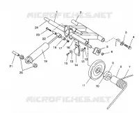 HINTER Drehmomentarm XLT SP/0930667 (4923012301024A)
