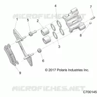 BRAKES, HINTERSATTELS