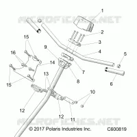 LENKUNG, H-BAR, LENKUNG POST, GRIPS