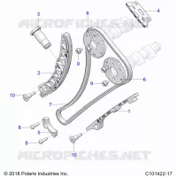 CAM CHAIN AND SPROCKET