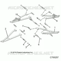 FRONT SUSPENSION CONTROL ARMS