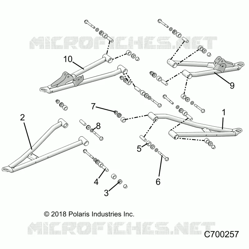 FRONT SUSPENSION CONTROL ARMS