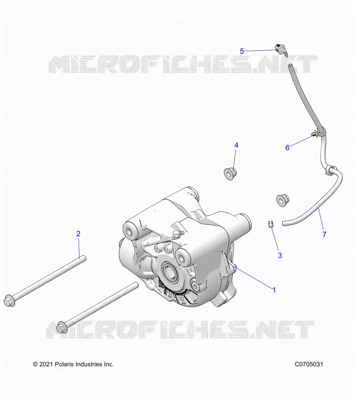 ANTRIEB, FRONT GEARCASE MOUNTING