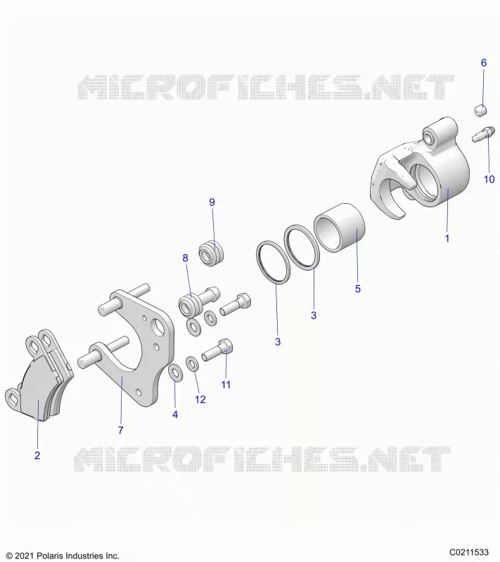 BRAKES, BRAKE BREMSZANGE VORNE