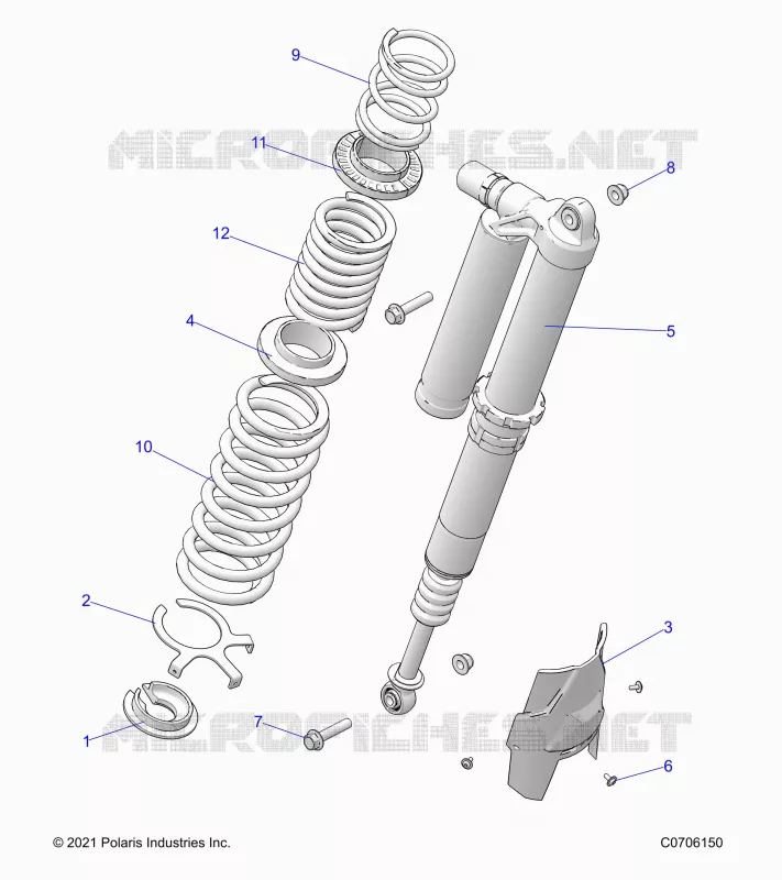 SUSPENSION, REAR SHOCK MOUNTING, ULTIMATE