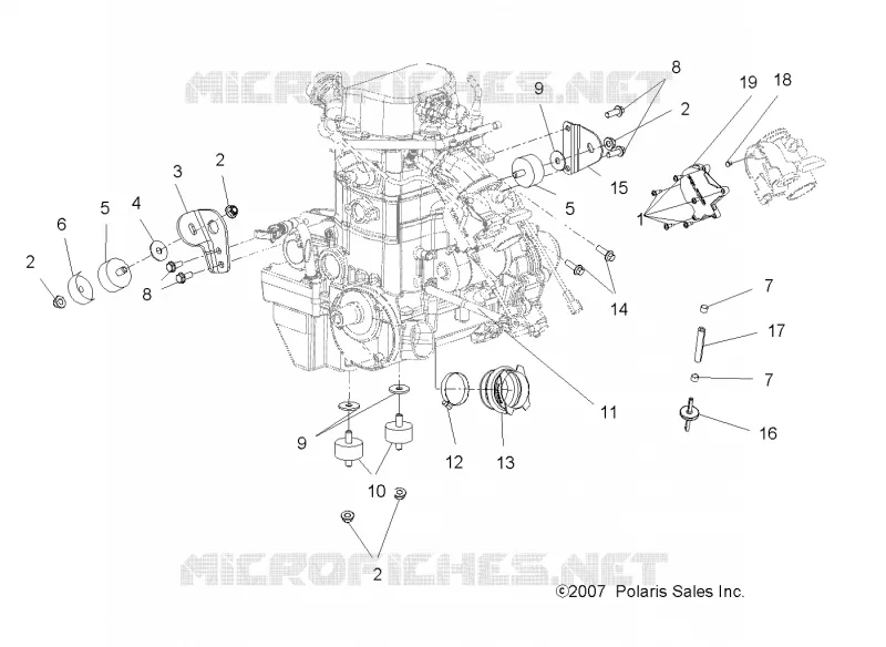 MOTOR, MOUNTING