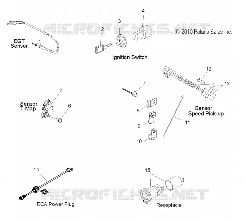 SWITCHES, SENSOREN and POWER PLUG