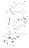 SITZ/GASBEHÄLTER ASSEMBLY Trail (4921272127005A)
