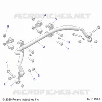 SUSPENSION, REAR STABILISATORSTANGE
