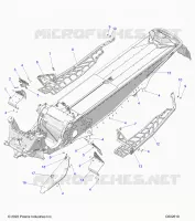 CHASSIS, CLUTCH GUARD, FOOTRESTS, AND RUNNINGBOARDS