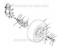VORDERRAD ASSEMBLY 250 2X4 / W927527 (4922862286015A)