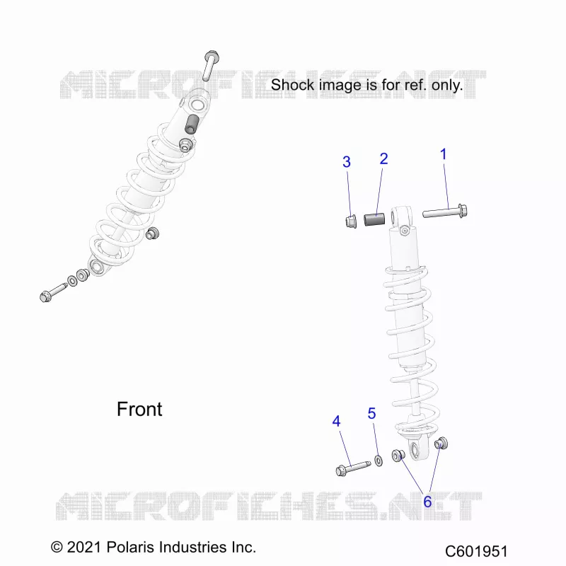 SUSPENSION, IFS SCHOCKS MNTG.