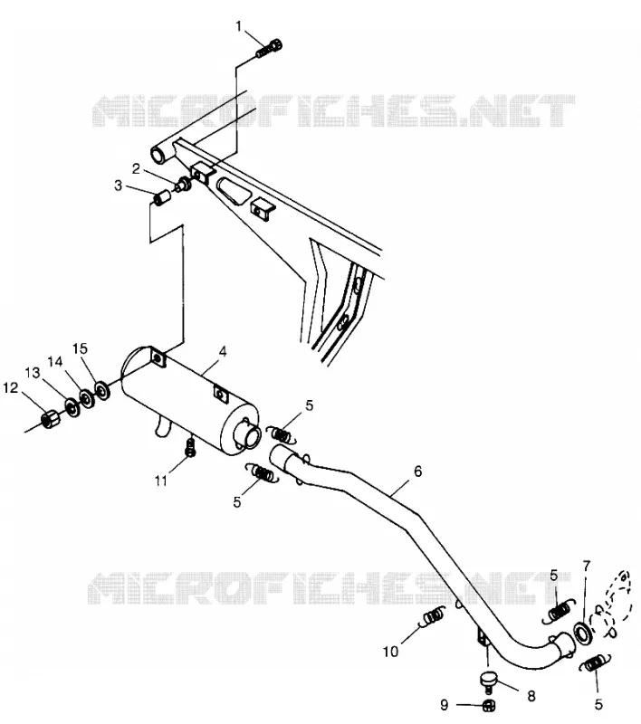 ABGASSYSTEM  Scrambler 500 W97BC50A (4943074307A012)