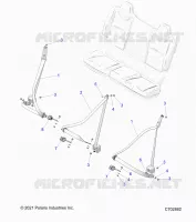 SITZ BELT MOUNTING, REAR
