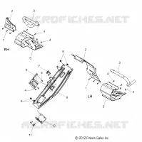 CHASSIS, CLUTCH GUARD AND FUßSTÜTZES