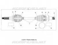 ANTRIEB, REAR HALF SHAFT