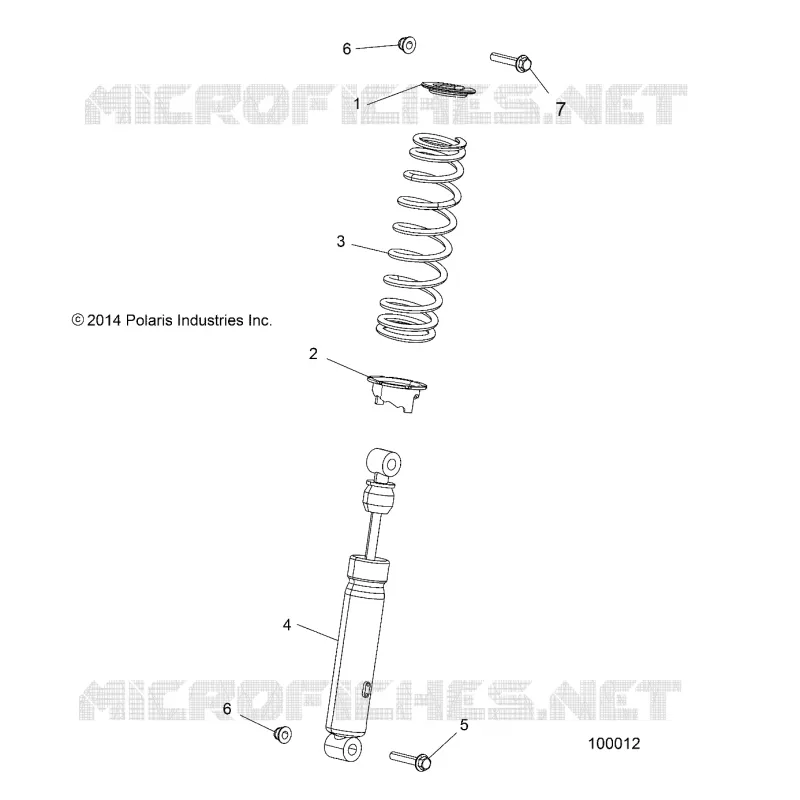 SUSPENSION, FRONT SHOCK