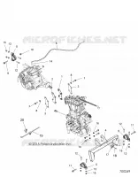 ENGINE, ENGINE AND ÃŒBERTRAGUNG MOUNTING
