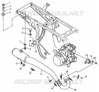 ABGASSYSTEM XPRESS 300 W97CA28C and  XPRESS 400L W97CA38C (4939603960B002)