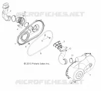 ANTRIEB, CLUTCH COVER AND DUCTING