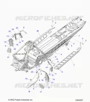 CHASSIS, CLUTCH GUARD, FOOTRESTS, AND RUNNING BOARDS