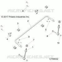 FRONT SUSPENSION STABILIZER BAR- R19RSU99AS/BS (C700032)