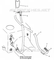 WASSER SIPHON SL 780 B964087 and  Intl. SL 780 I964087 (4935523552B010)