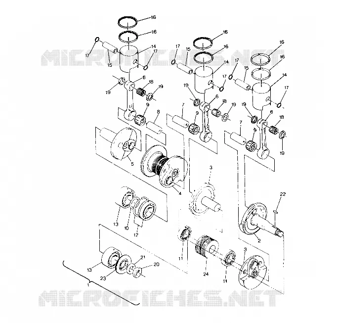KOLBEN AND KURBELWELLE 650 RXL (4919531953025A)