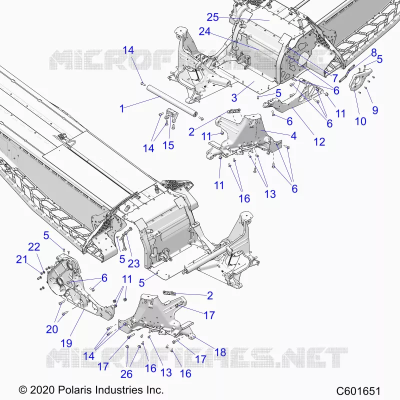 CHASSIS, BULKHEAD ASM.