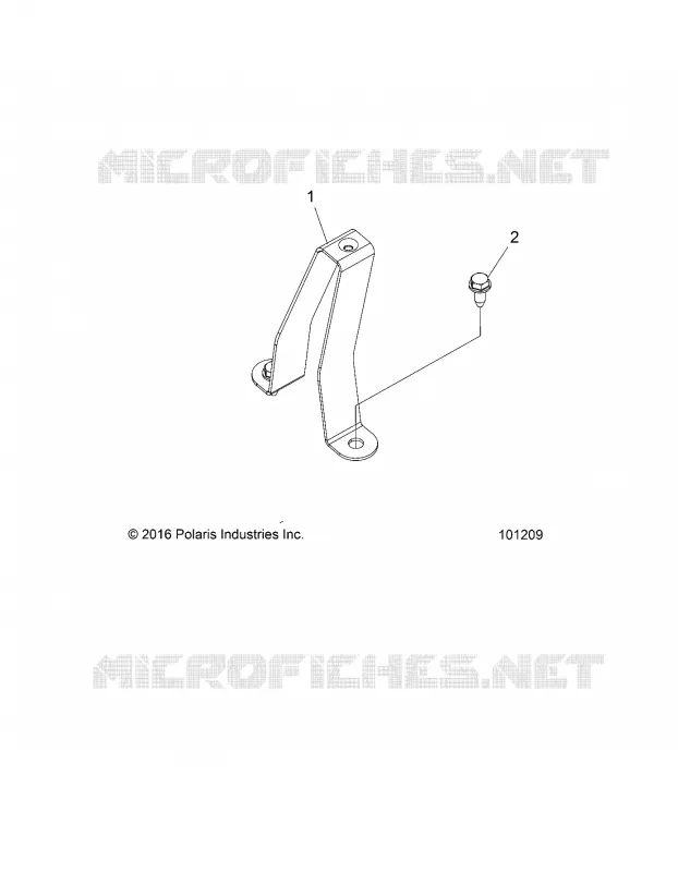 CHASSIS, FUEL TANK SUPPORT BRACKET