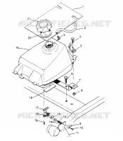 TANK ASSEMBLY 6x6 300 W948730 (4926792679A011)
