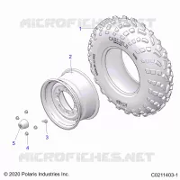 RADS, FRONT TIRE