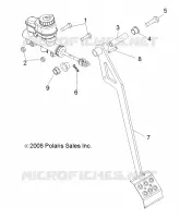 BREMSES, PEDAL AND MASTER CYLINDER MOUNTING