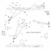 FRONT SUSPENSION CONTROL ARMS